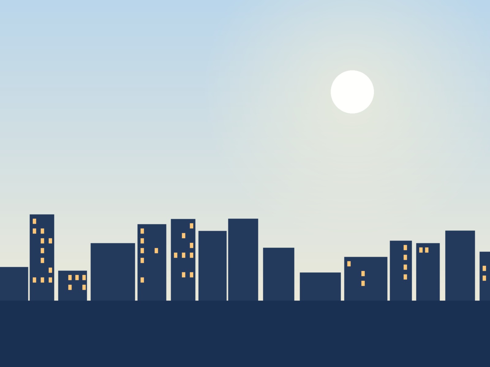 A bright Siliguri skyline by day
